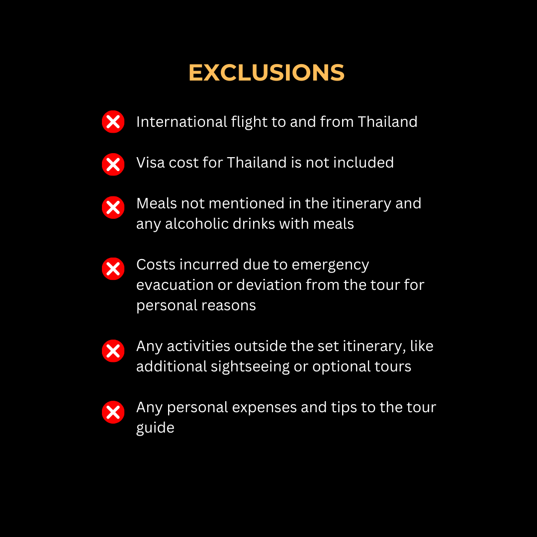 Thailand Thrills with Rohit
