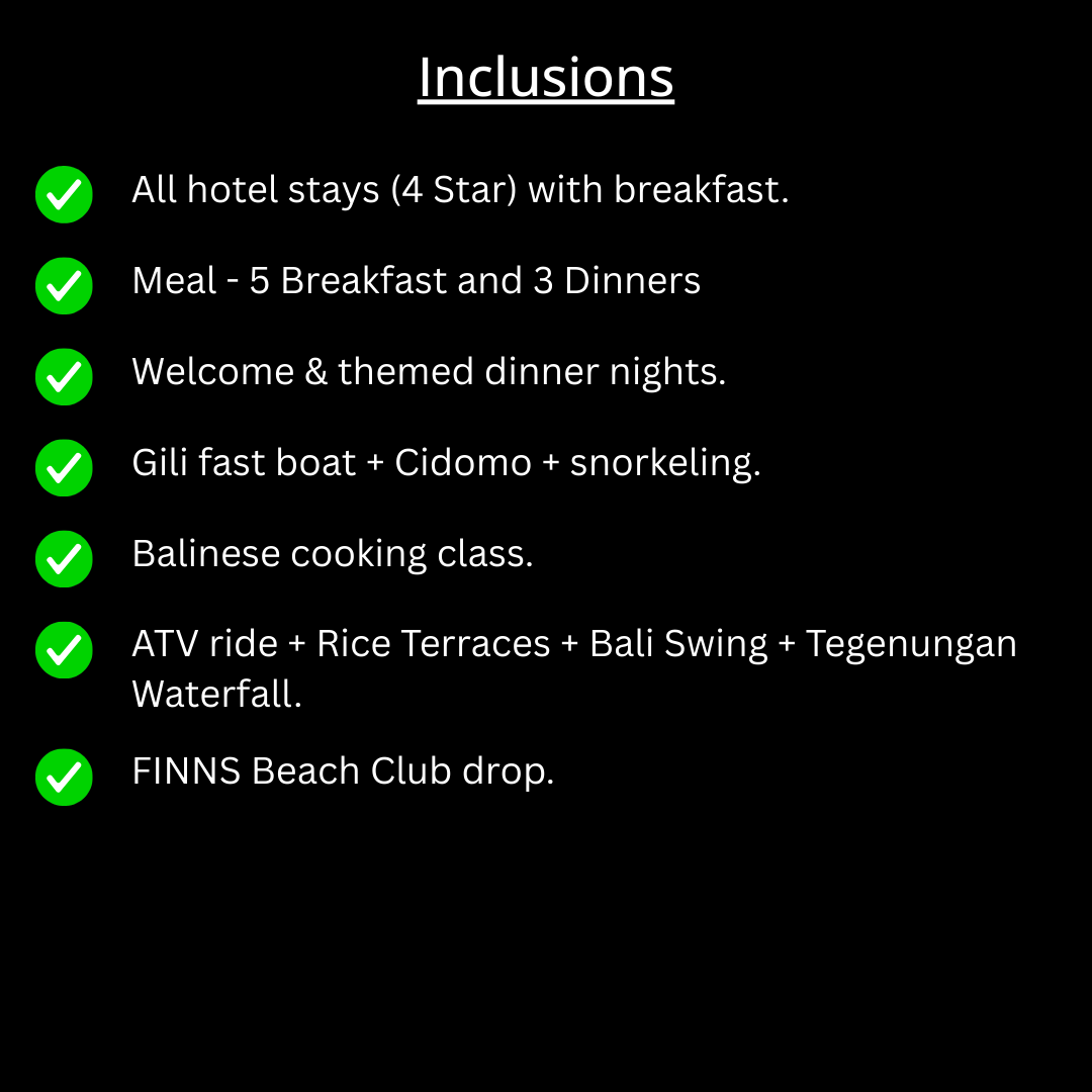 The Culinary Escape: Bali