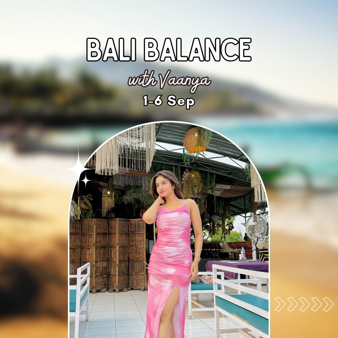 Bali Balance with Vaanya