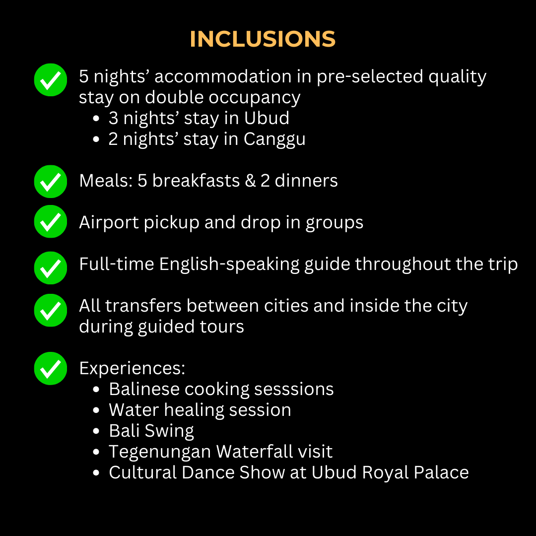 The Culinary Escape: Bali Edition