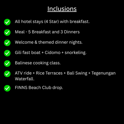The Culinary Escape: Bali